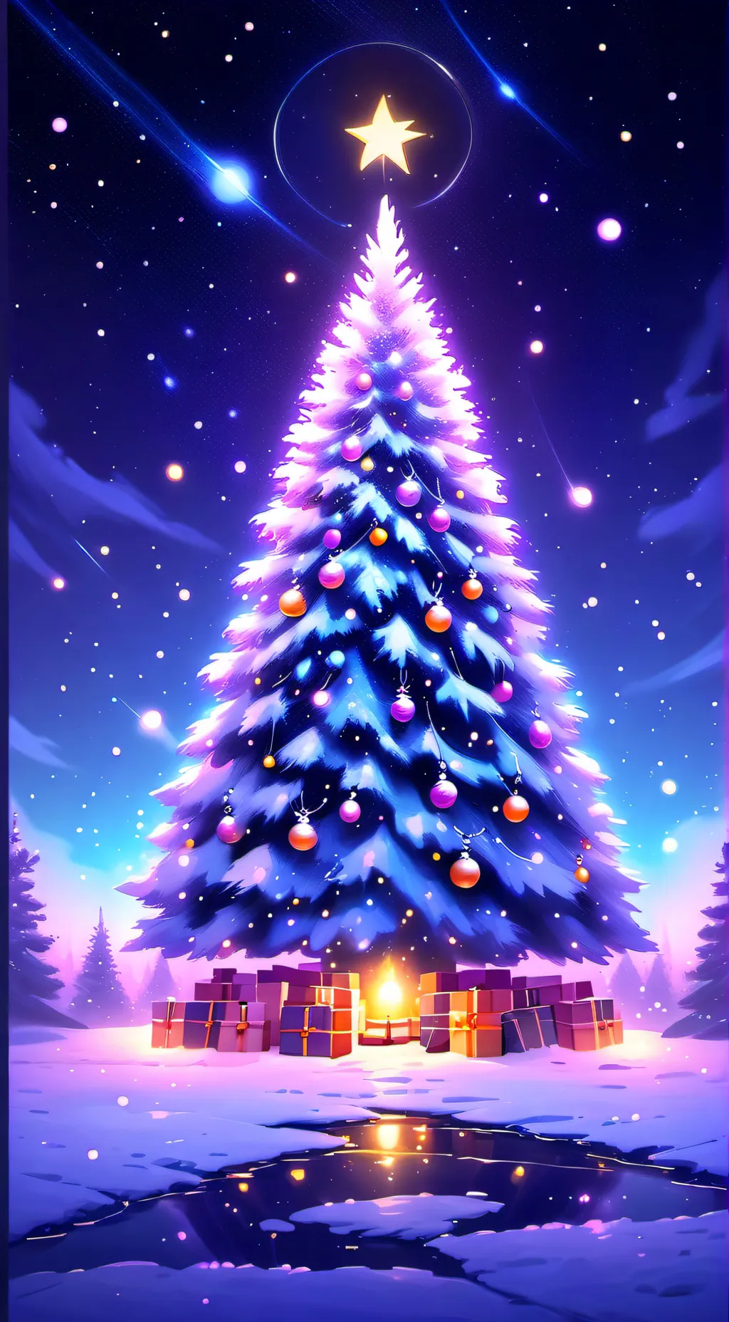 ai character: Ёлка  background