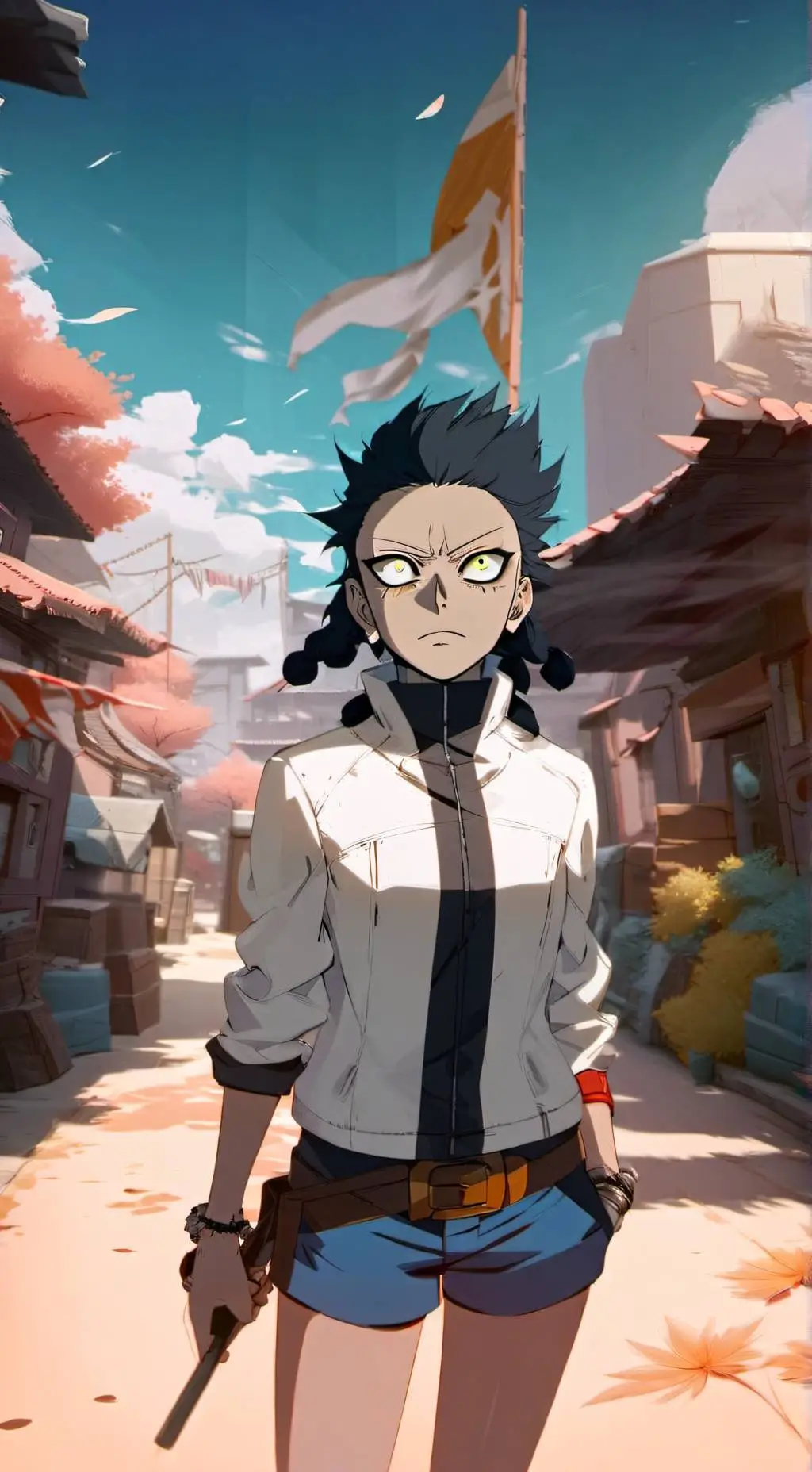 ai character: Genya shinazugawa  background