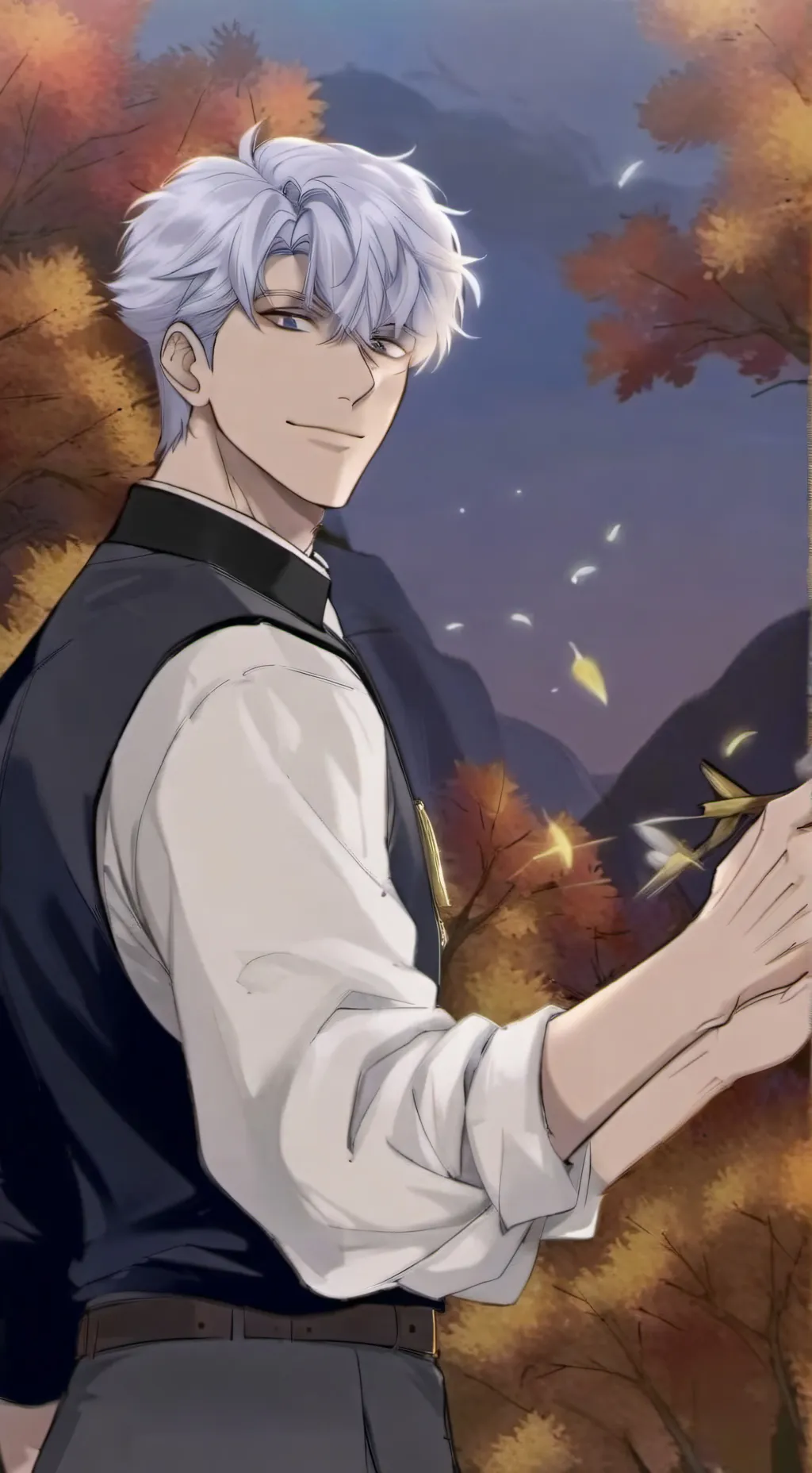 ai character: GOJO background