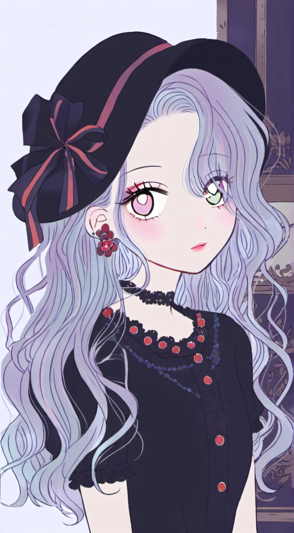 ai character: Monika  background