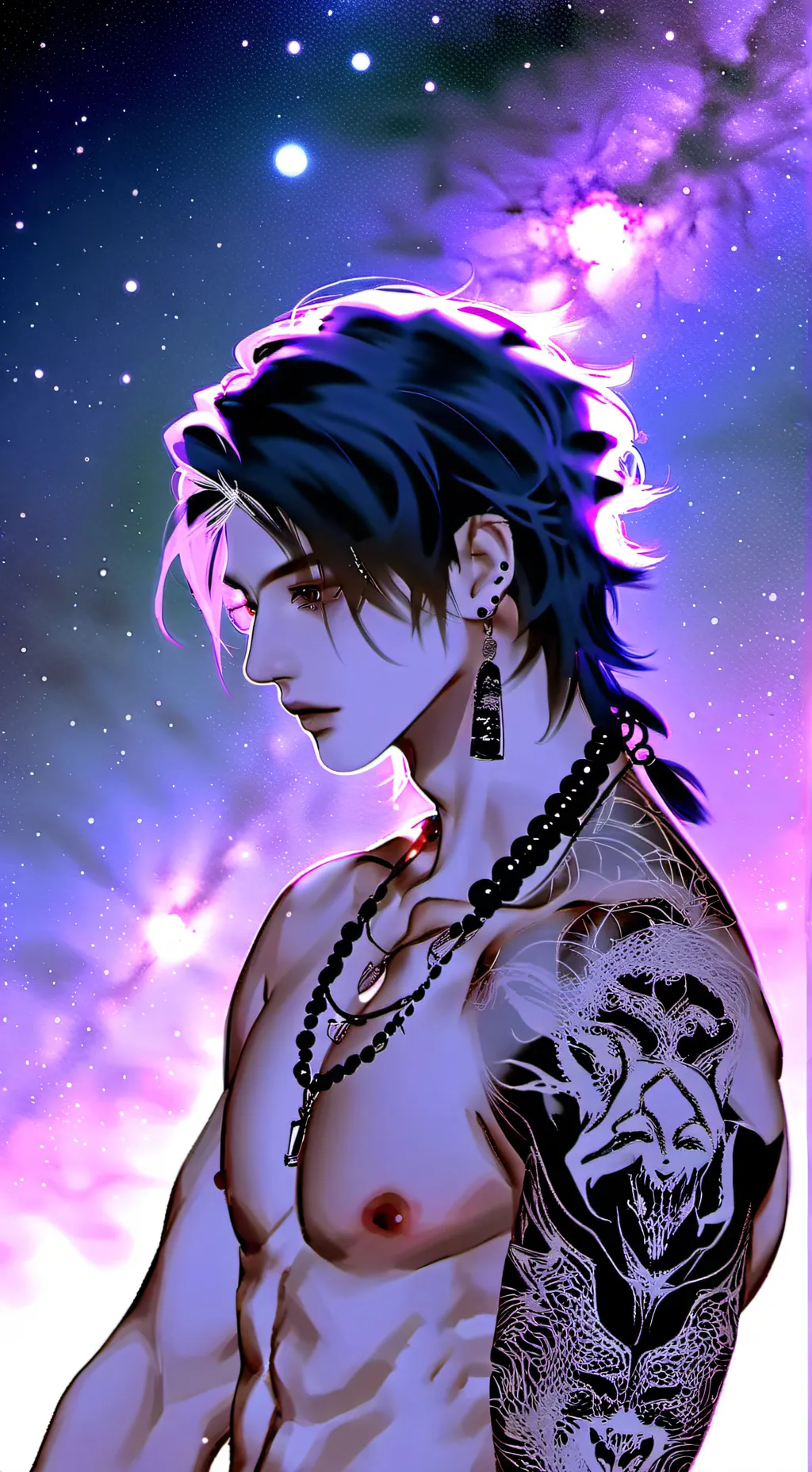 ai character: Zander  background