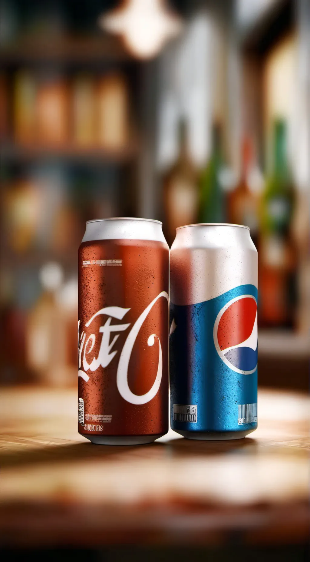 ai character: coke vs pepsi background