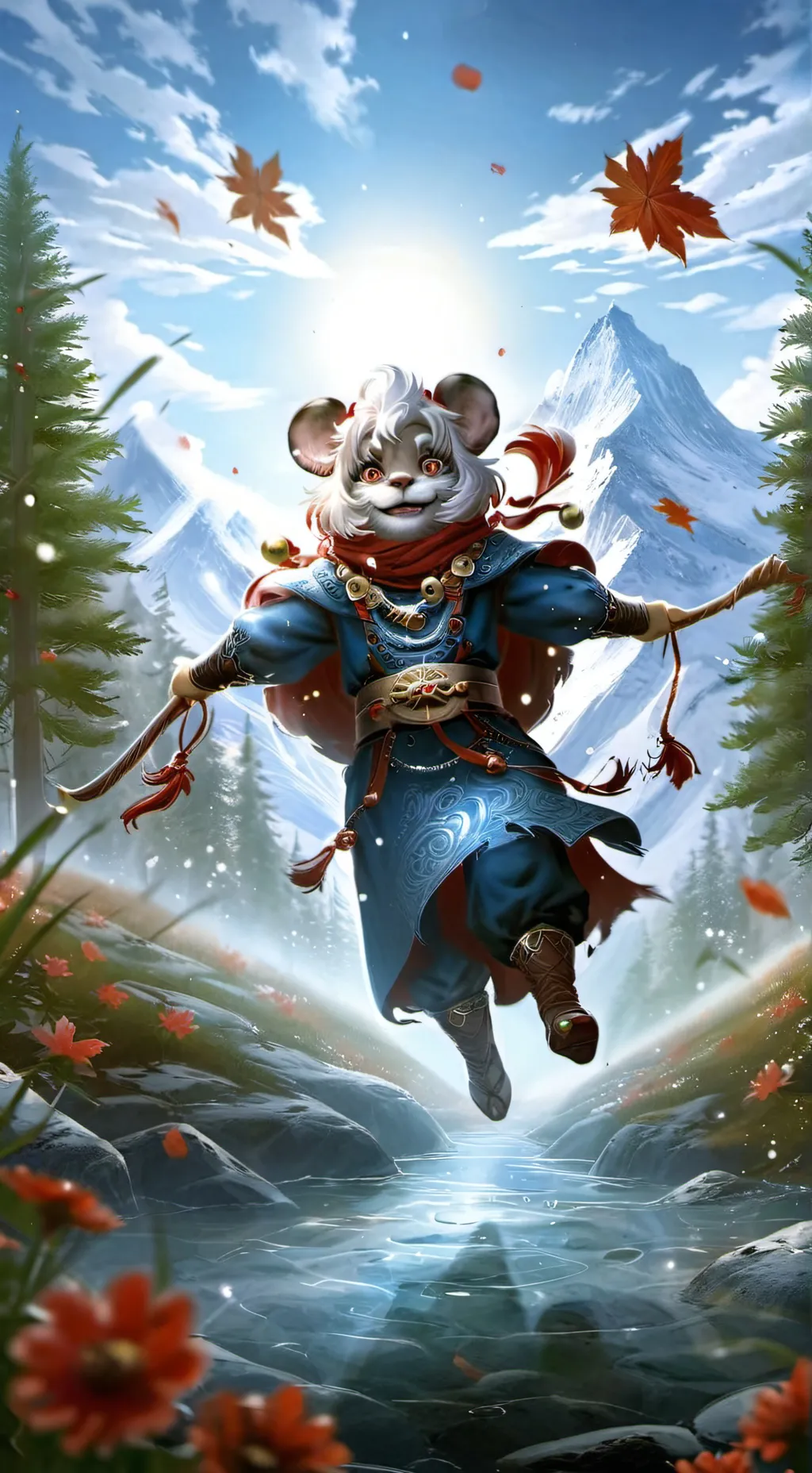 ai character: Бикки background