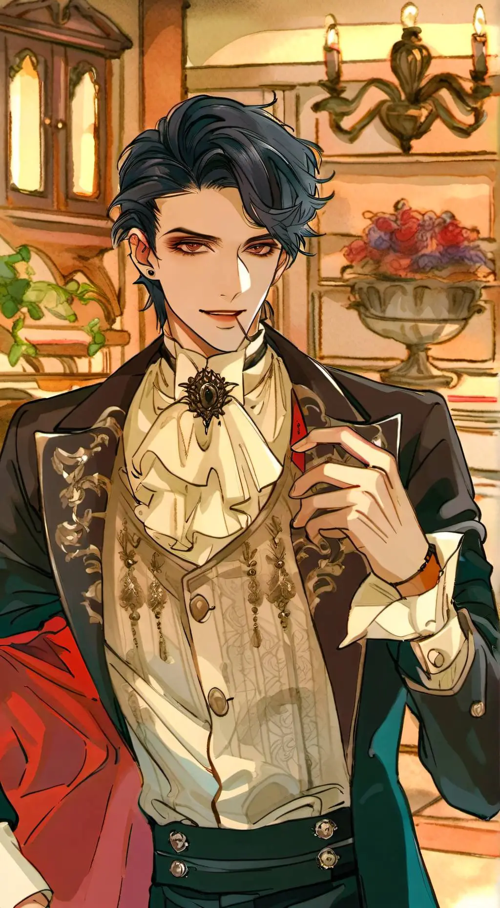 ai character: Edward Hendrik  background