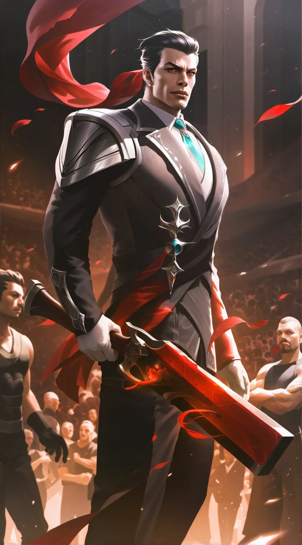 ai character: the court background