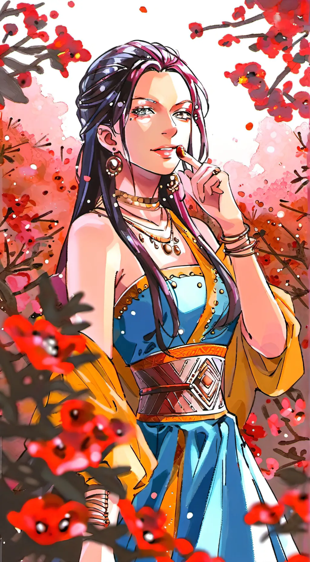 ai character: Rob Lucci fight background