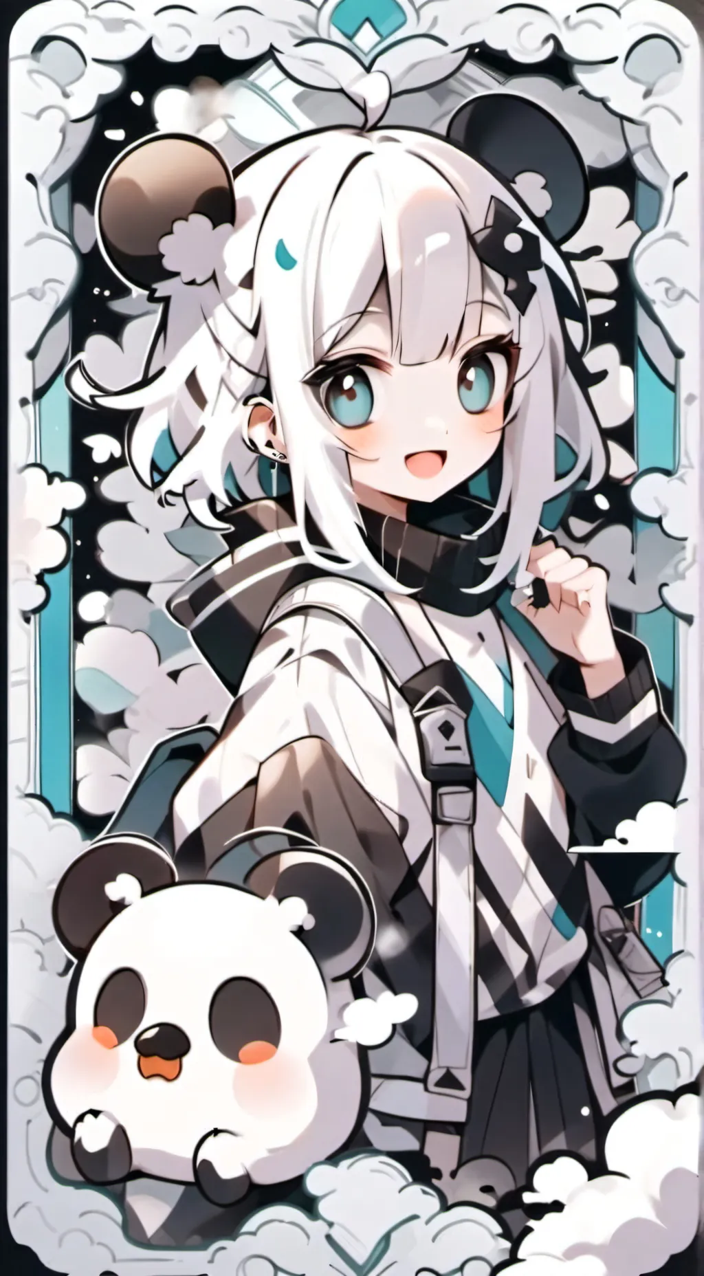 ai character: Crystal background