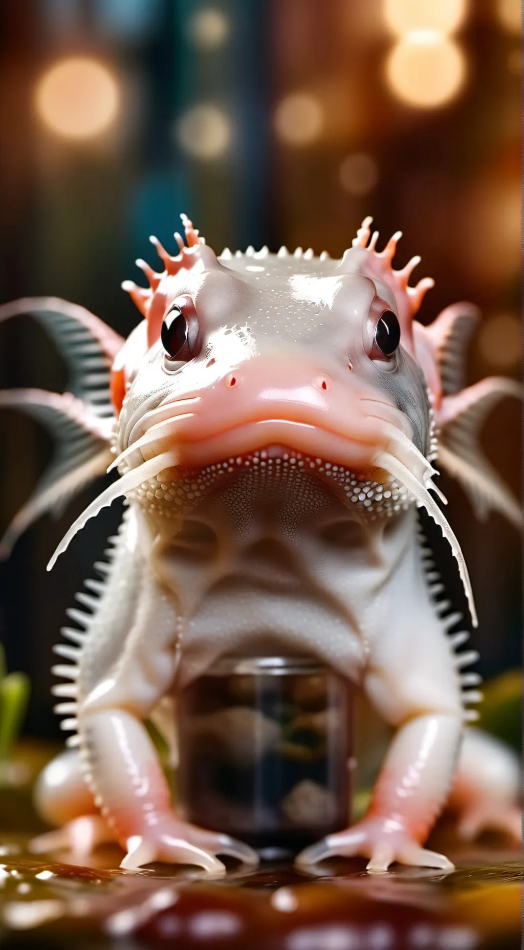 ai character: Pixel background