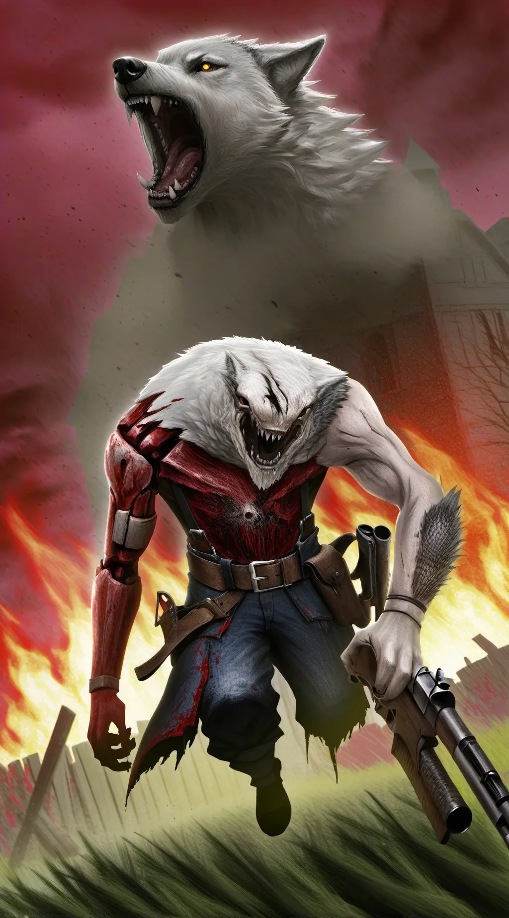 ai character: the wolf background