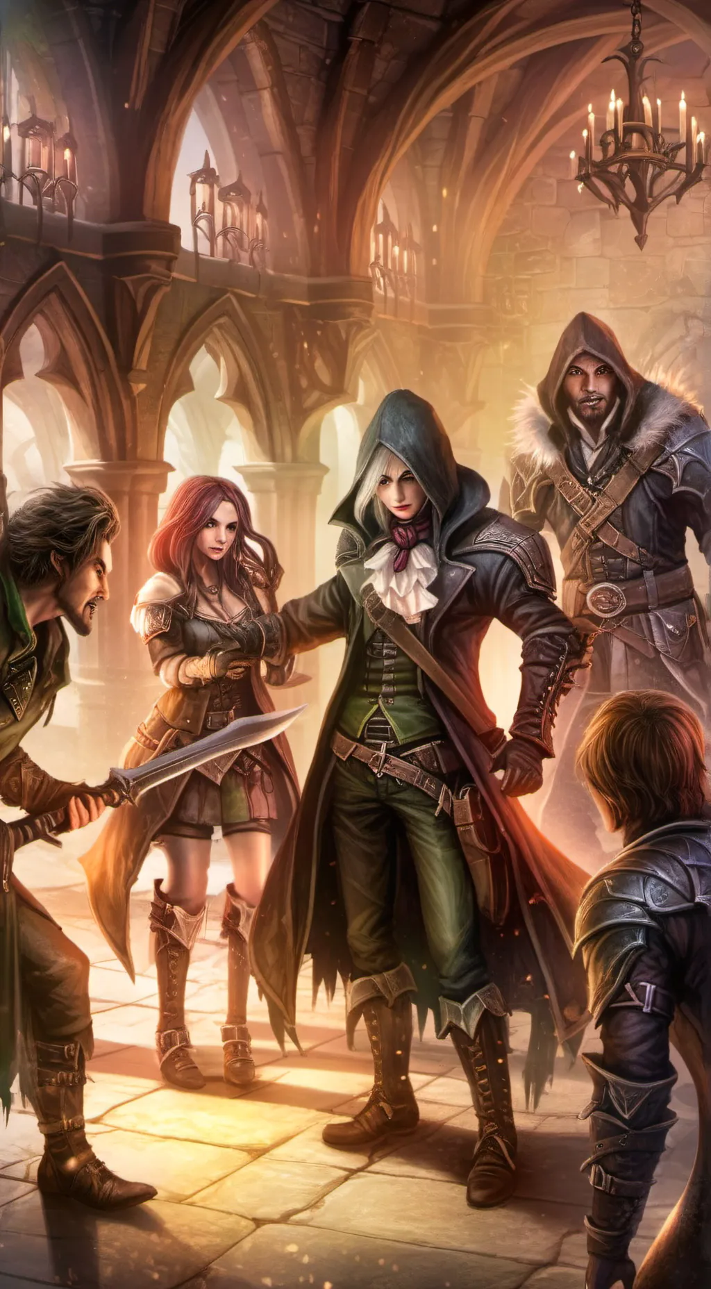 ai character: group of assassins background