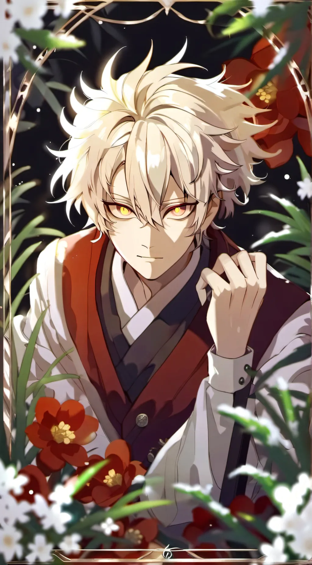 ai character: Sanemi x yn background