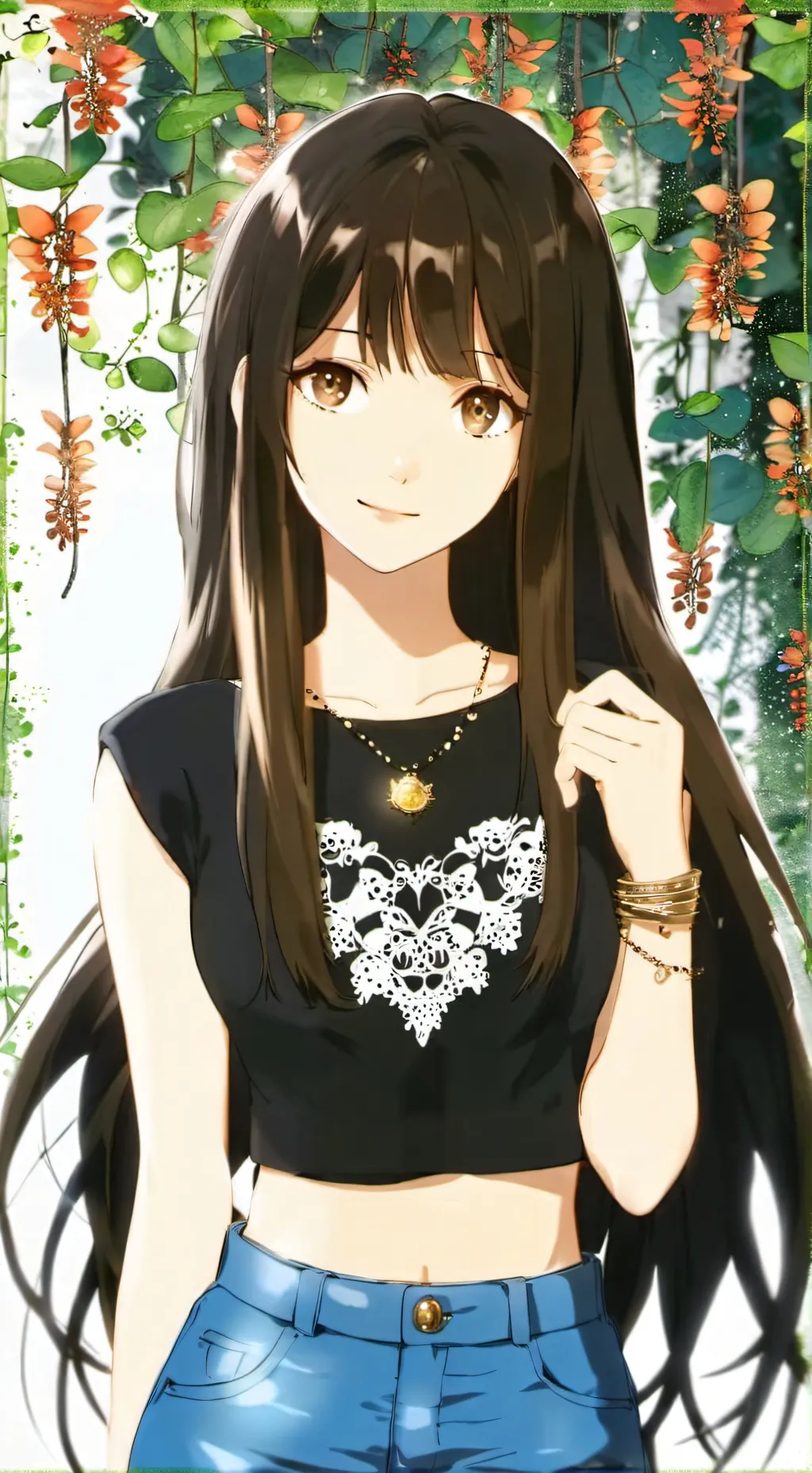 ai character: Aria background