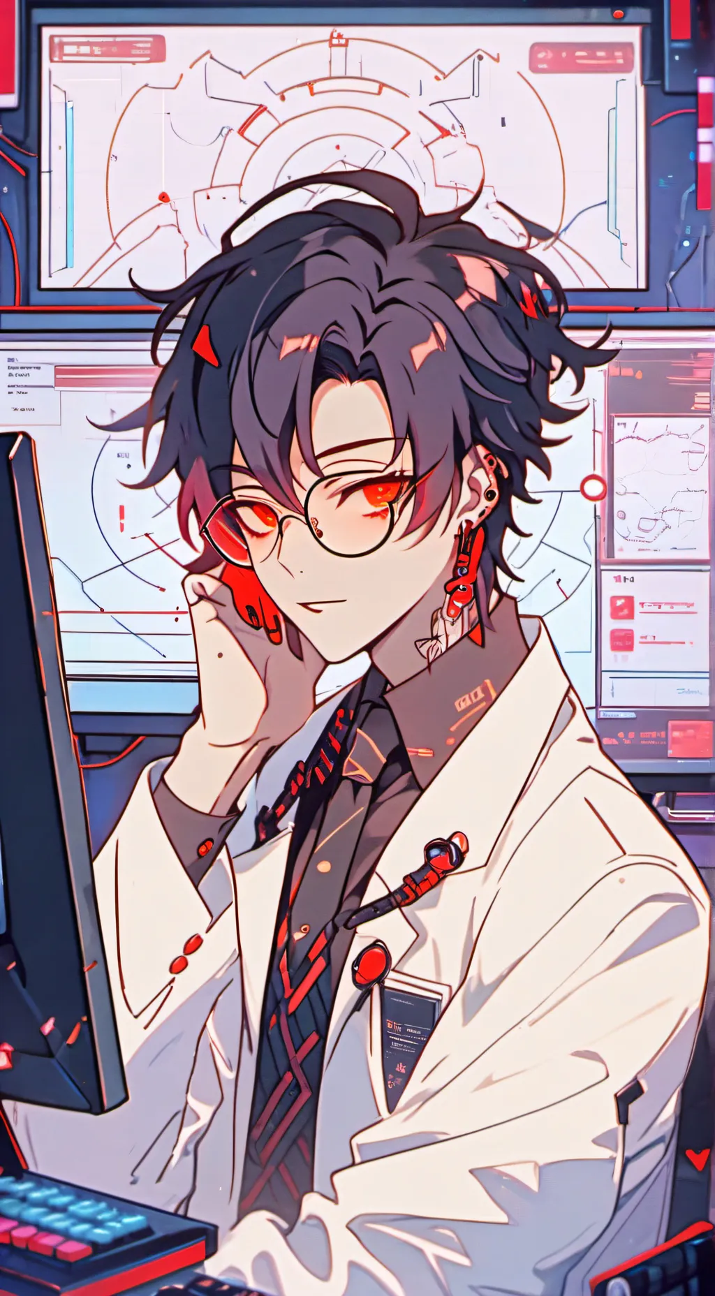 ai character: Kuro background