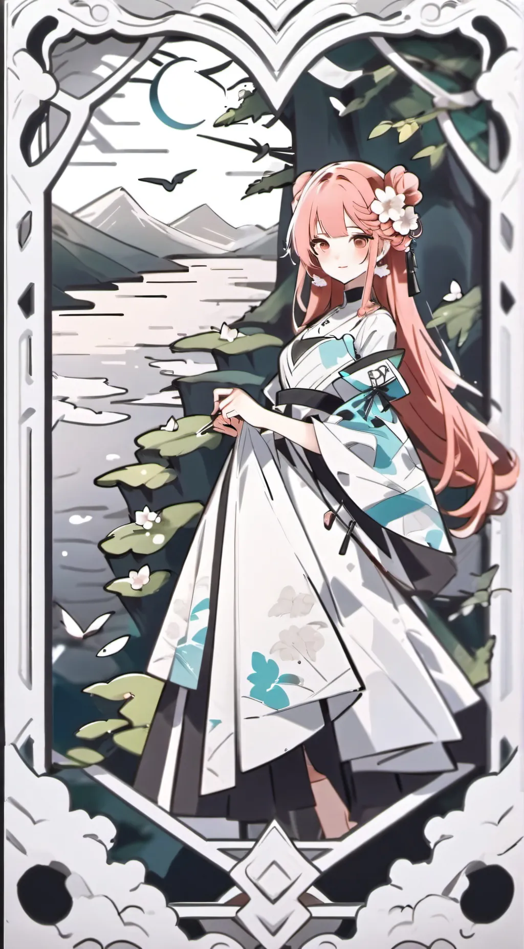 ai character: mika background