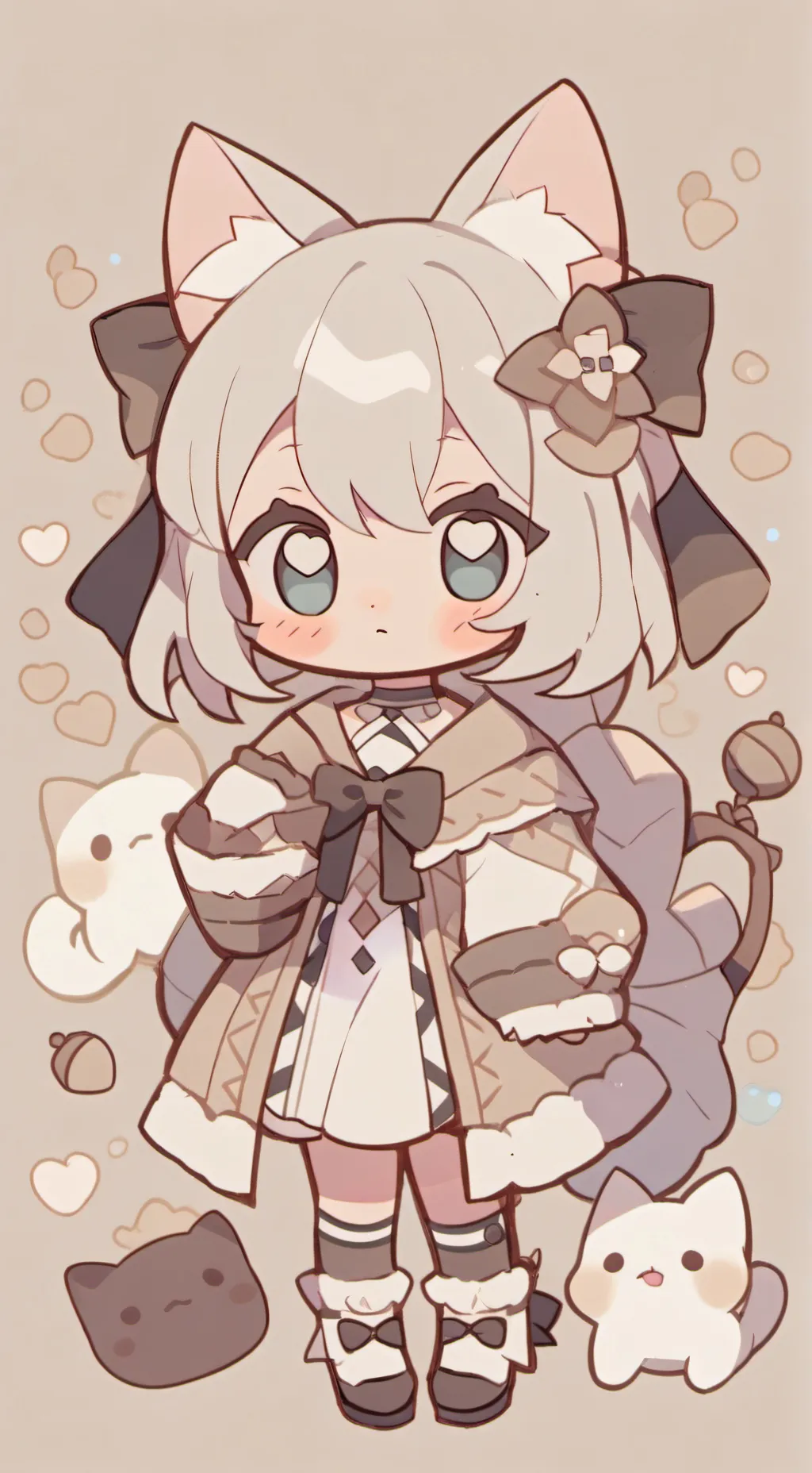 ai character: chica gato background