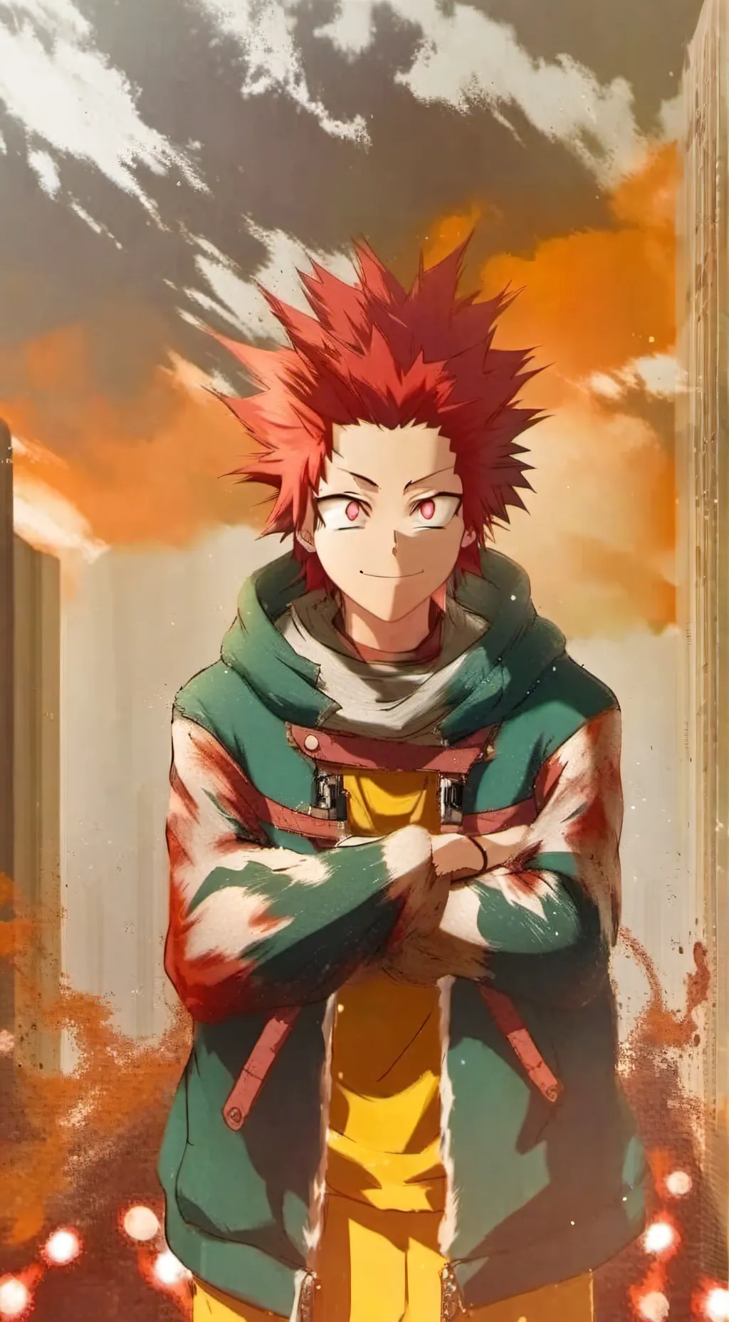 ai character: Ejiro Karishima  background