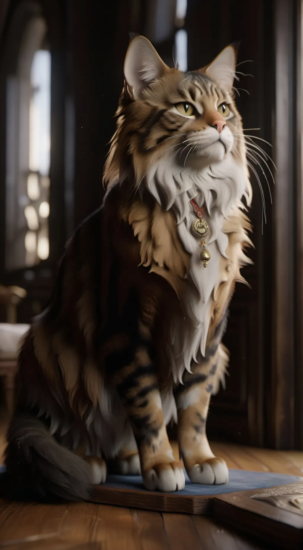 ai character: bad cat background