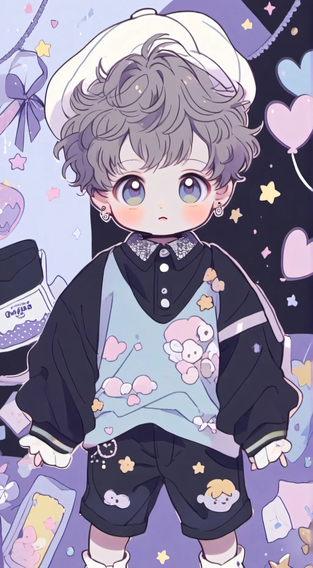 ai character: baby boy 2.0 background