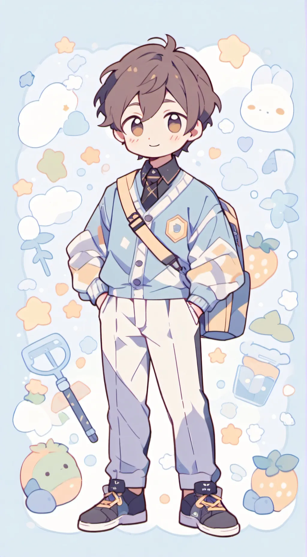 ai character: BOBOIBOY (Beliung background