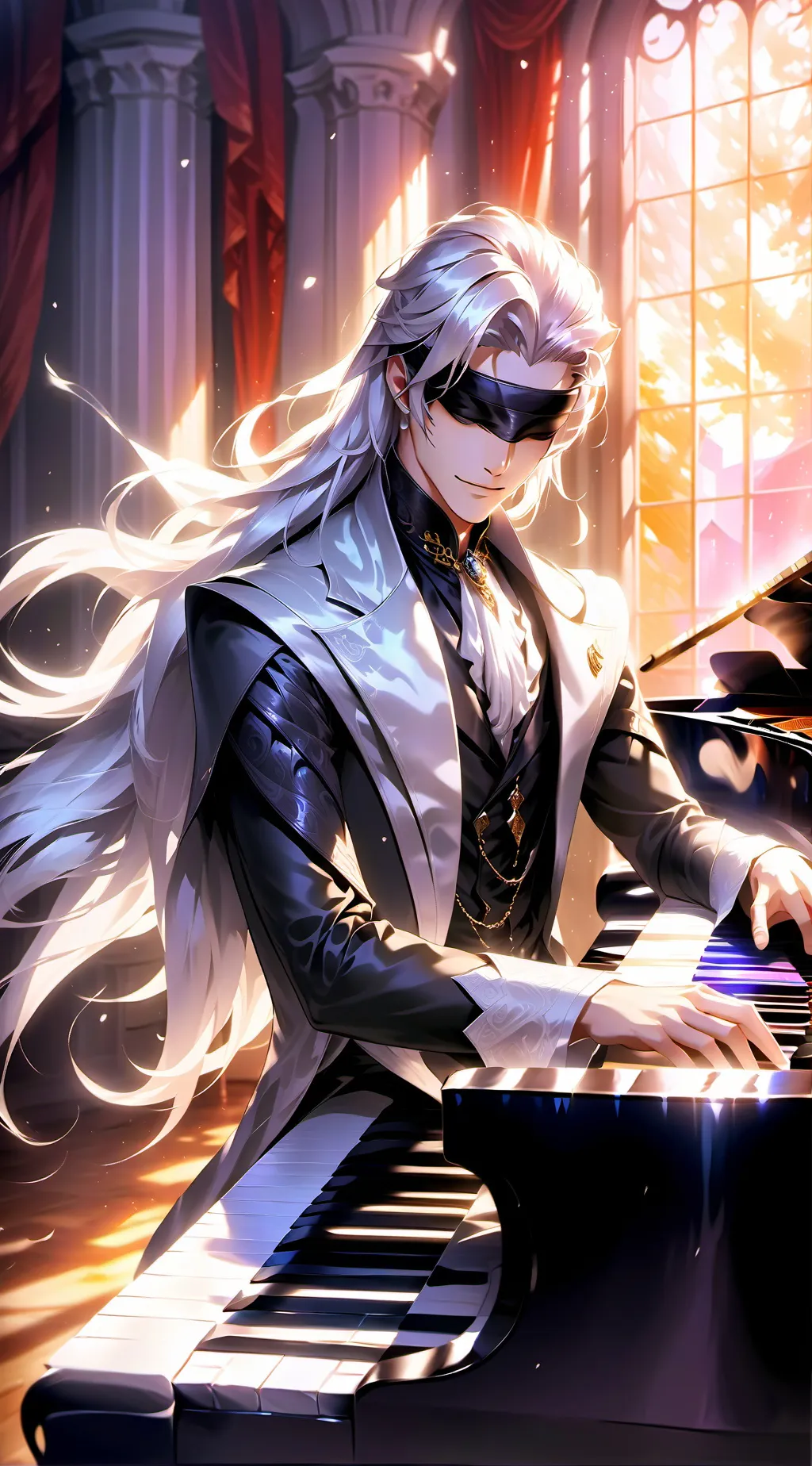 ai character: Shirogani background