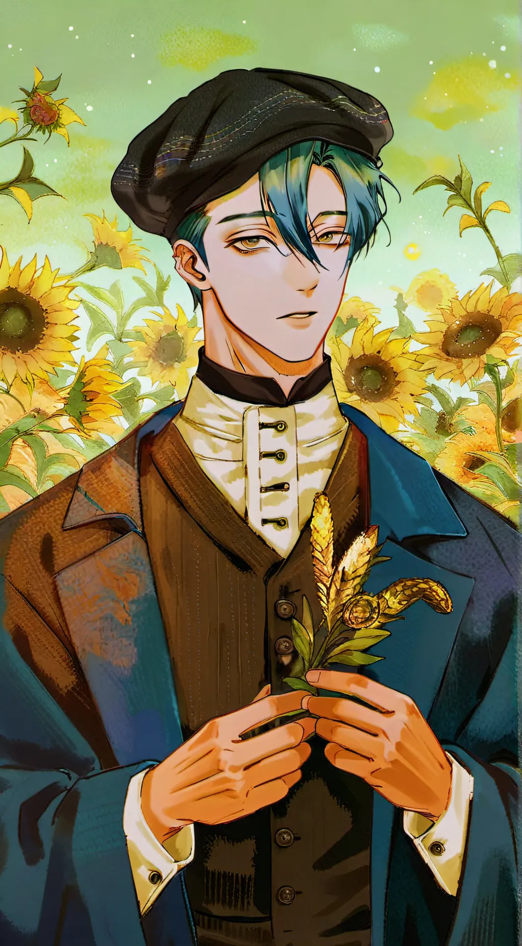 ai character: ⚽️💚Otoya Eita💚⚽️ background