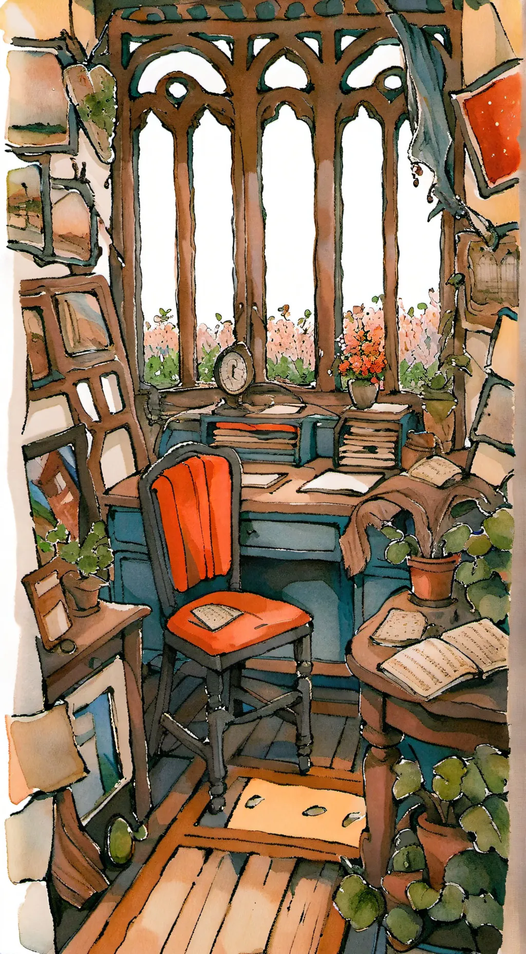 ai character: Fpe (whit Ocs) background