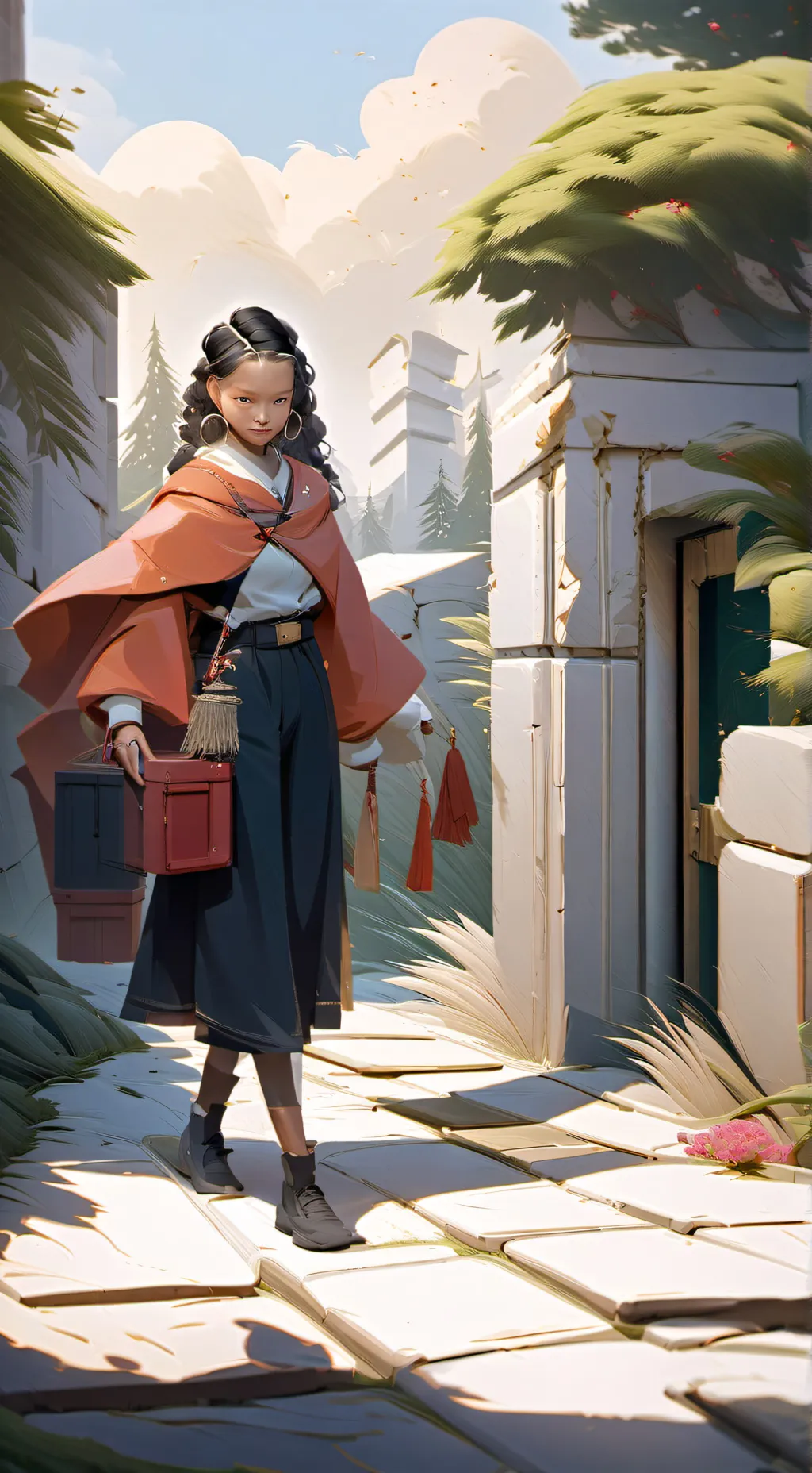 ai character: Megan  background