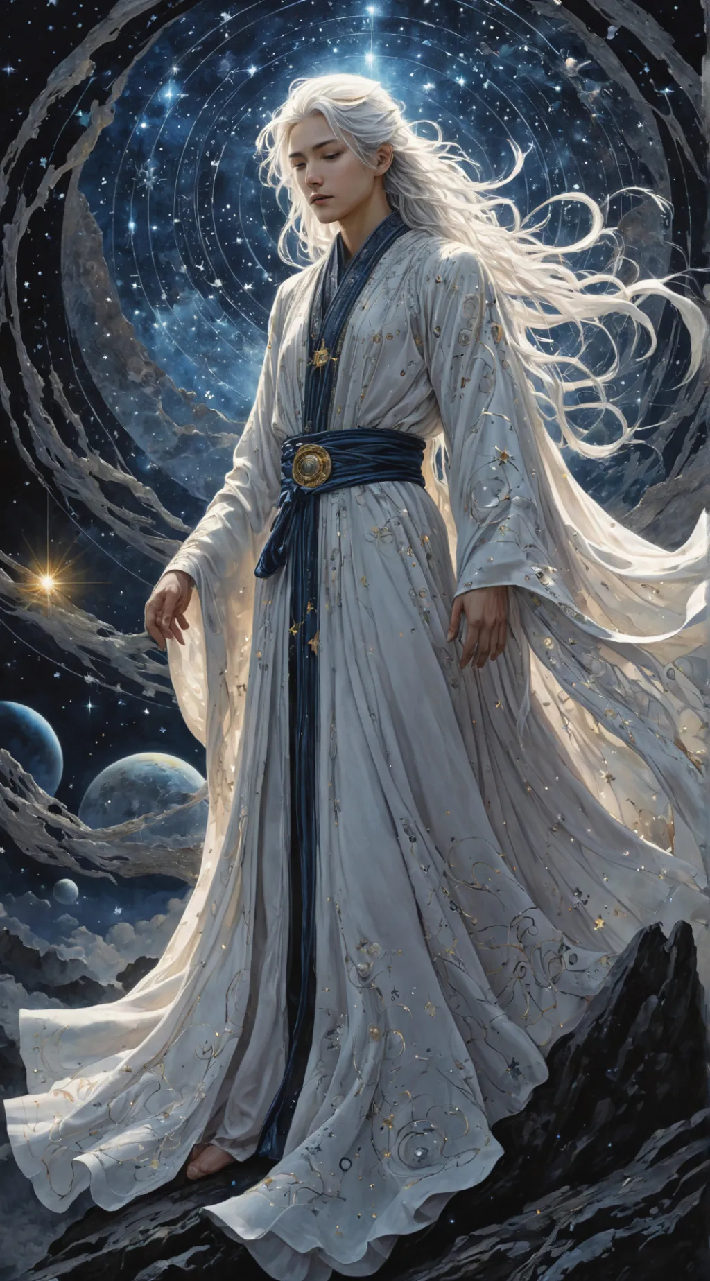 ai character: Aether background