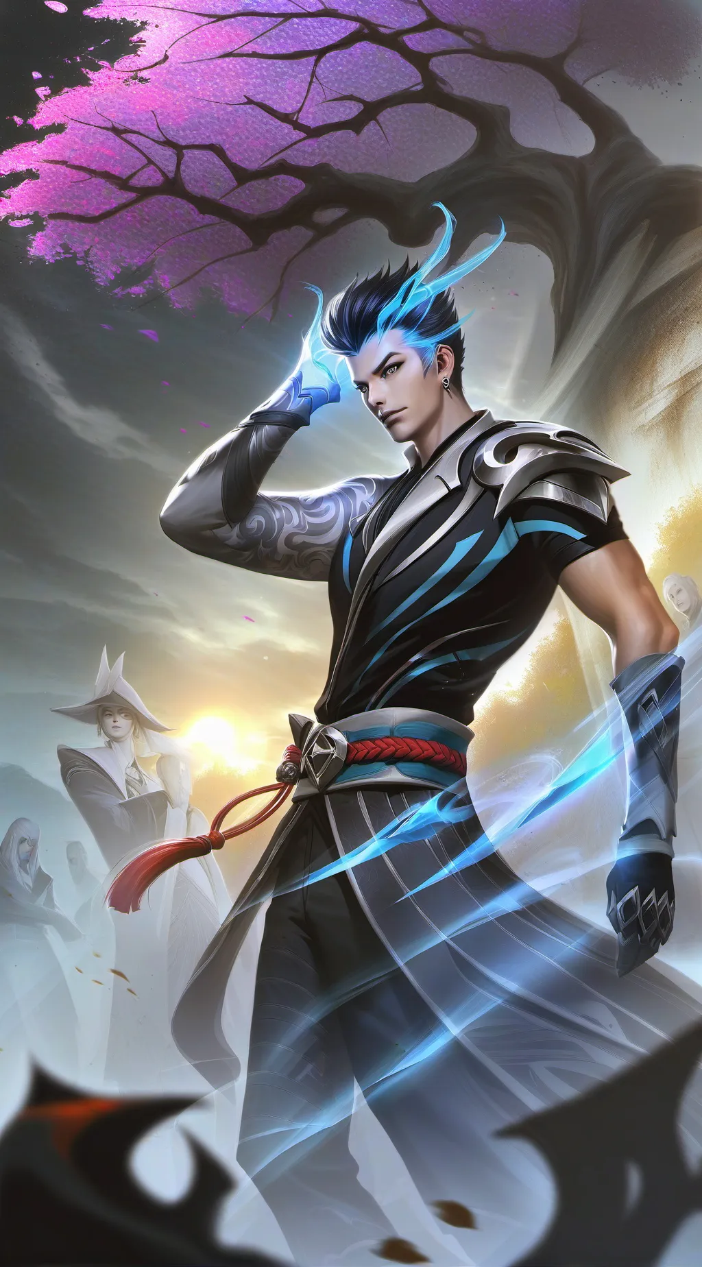 ai character: Lukas background