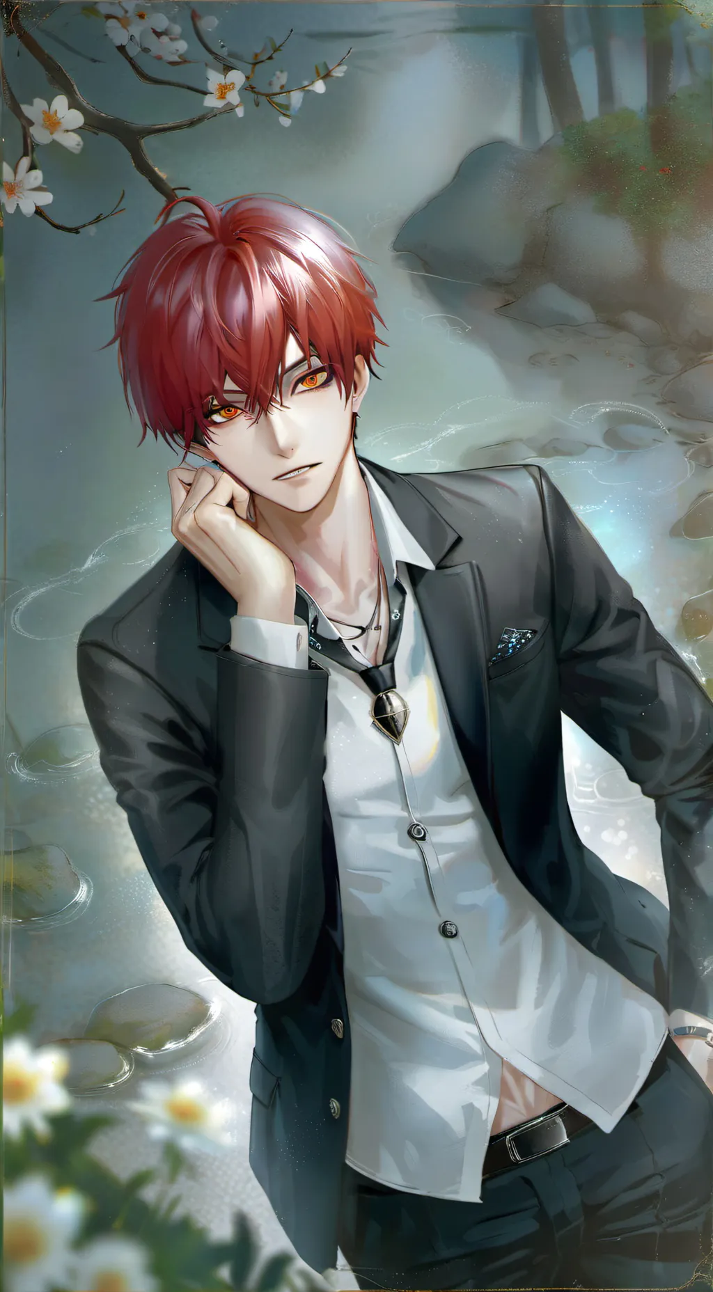 ai character: Karma akabane background
