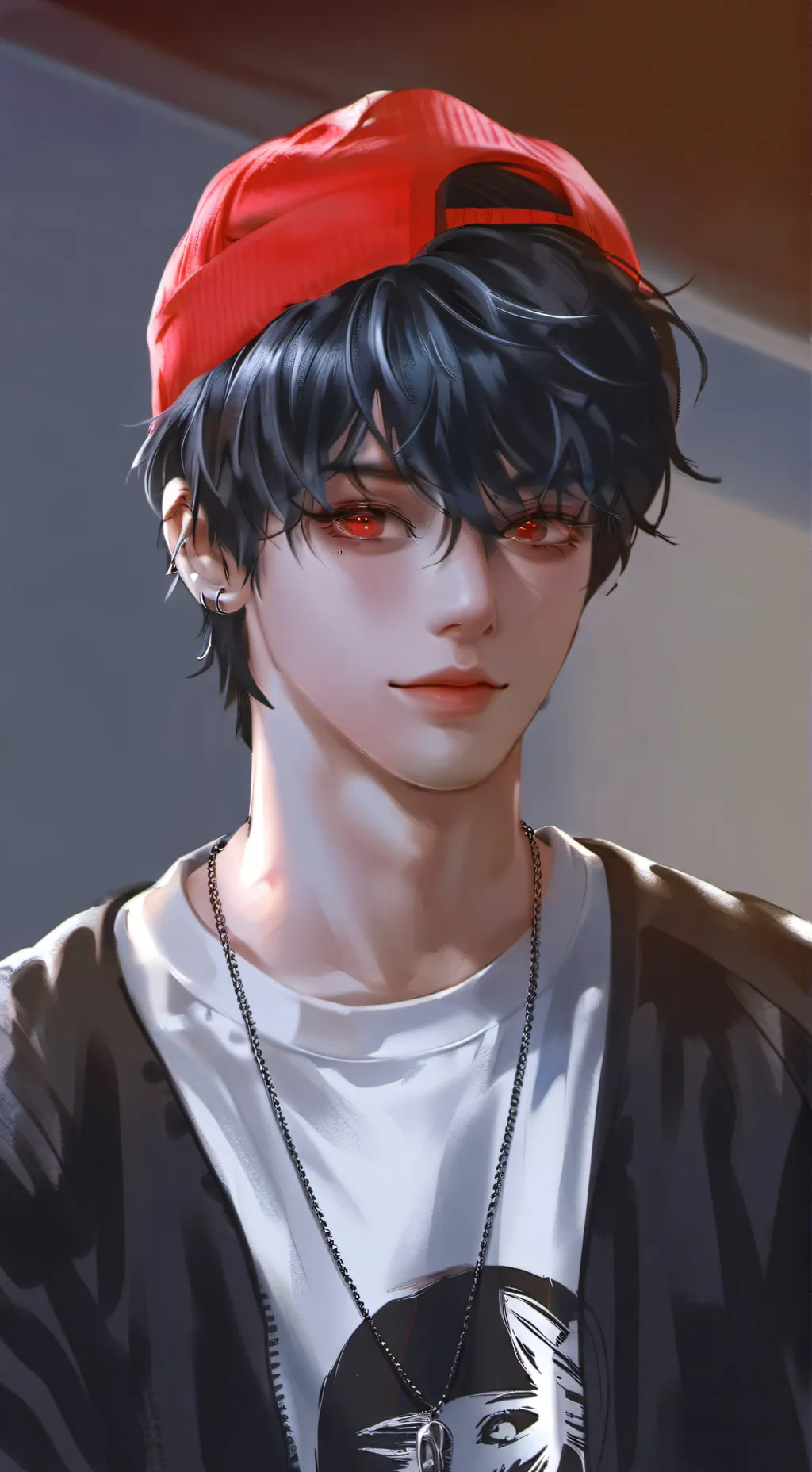 ai character: Ashton  background