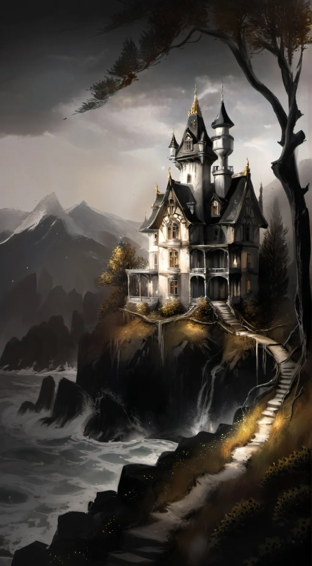 ai character: HOGWARTS ❤️ background