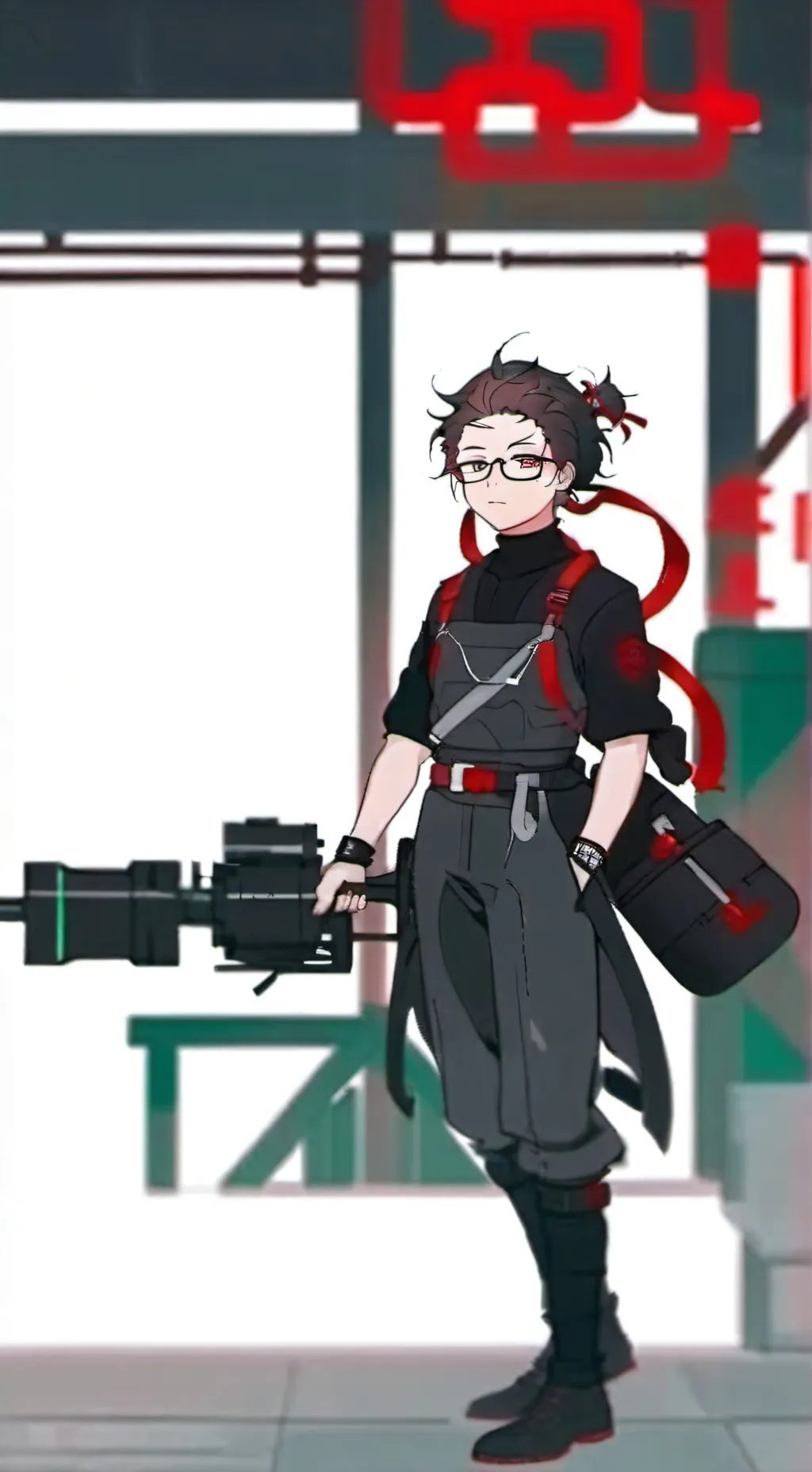 ai character: Танжиро  background