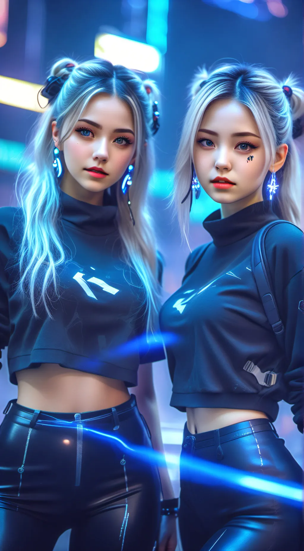 ai character: Carol e Lili background