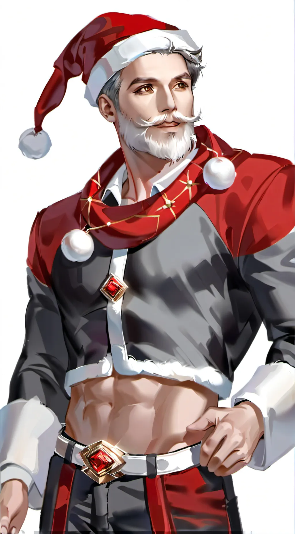 ai character: Santa background