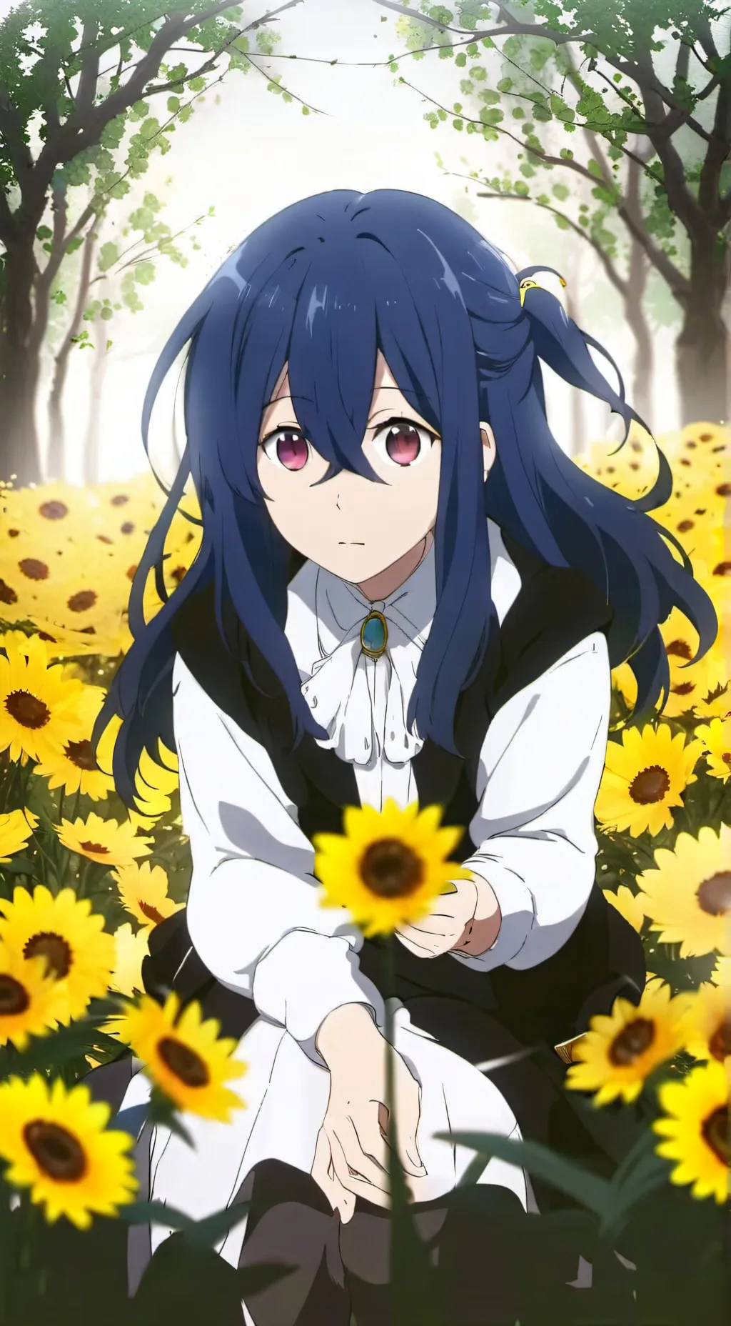 ai character: Vermeil background