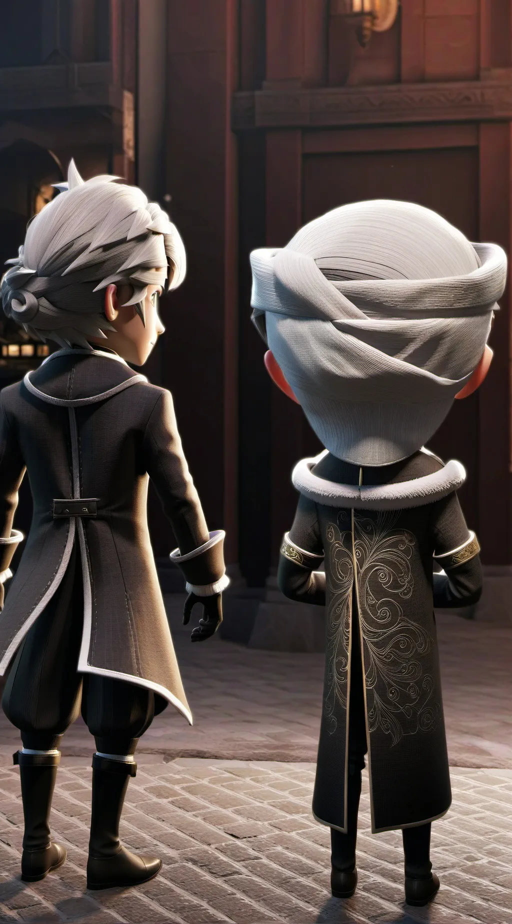 ai character: Halloween  background