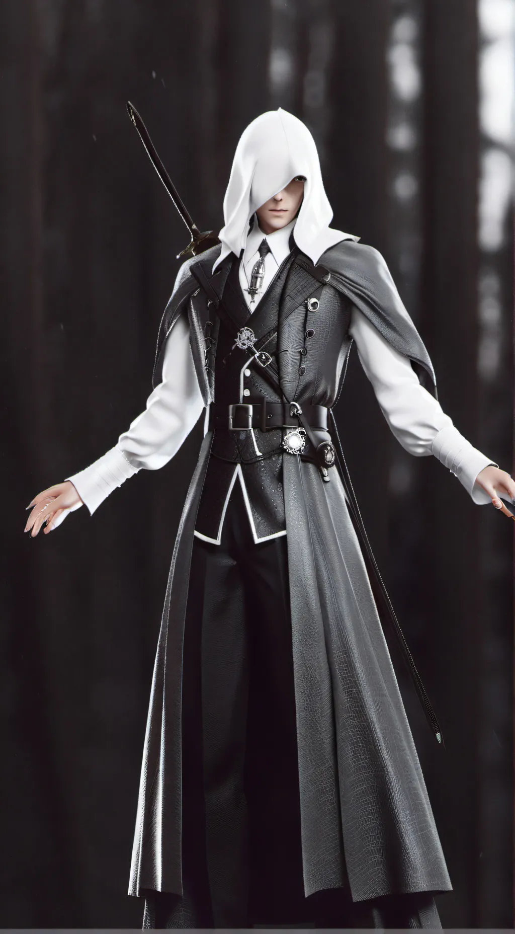 ai character: I'M BAAACCCK! background