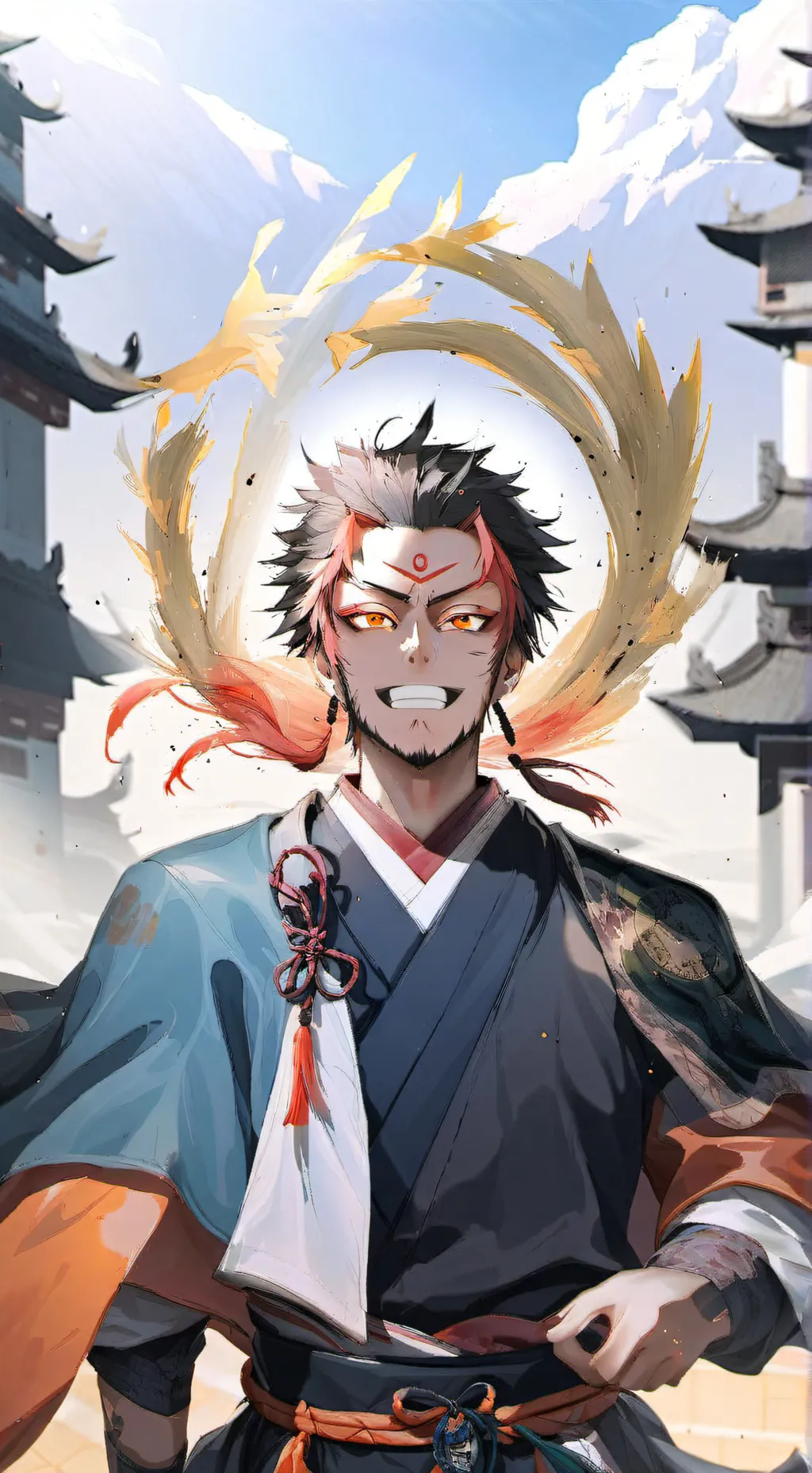 ai character: sukuna background