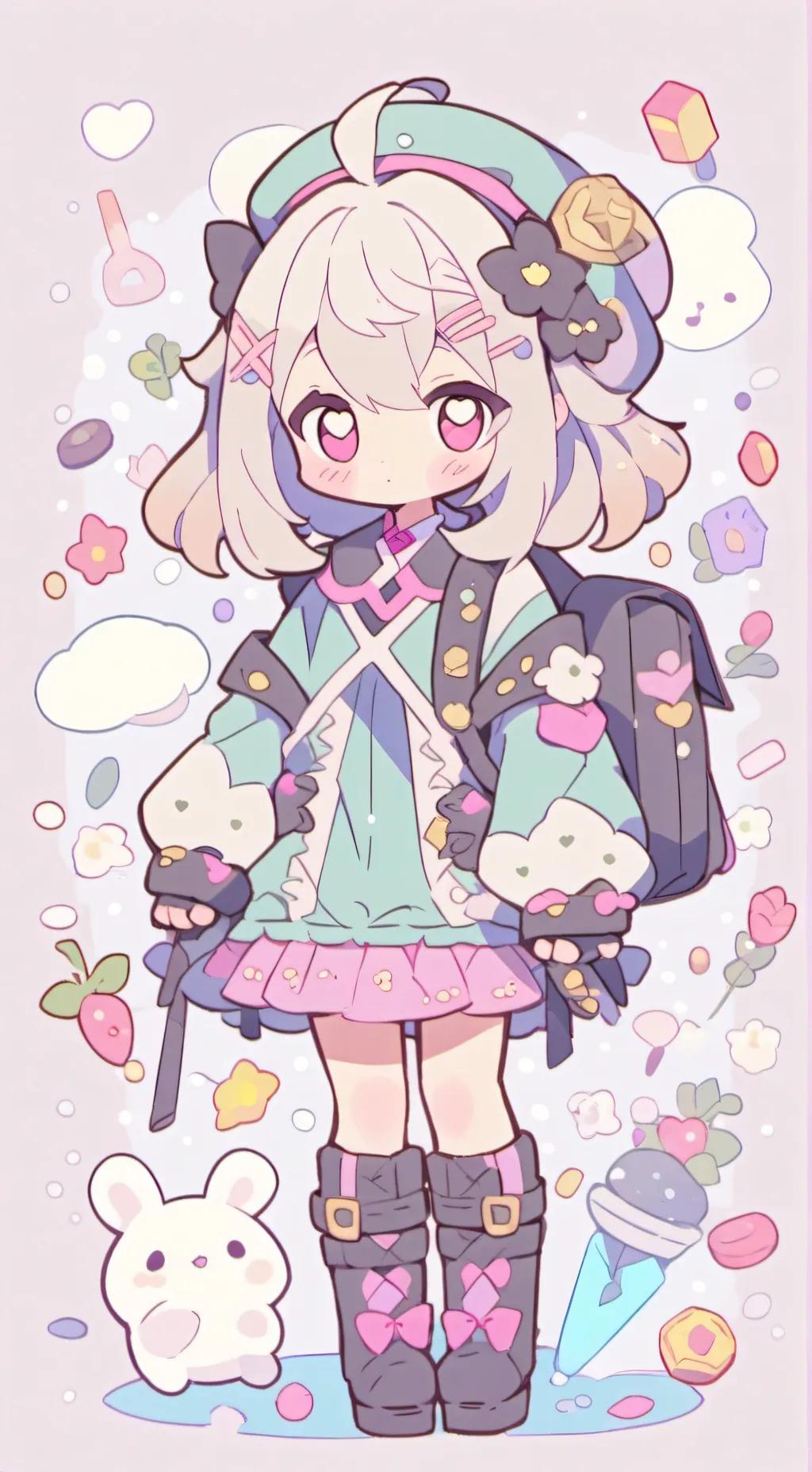 ai character: baby background