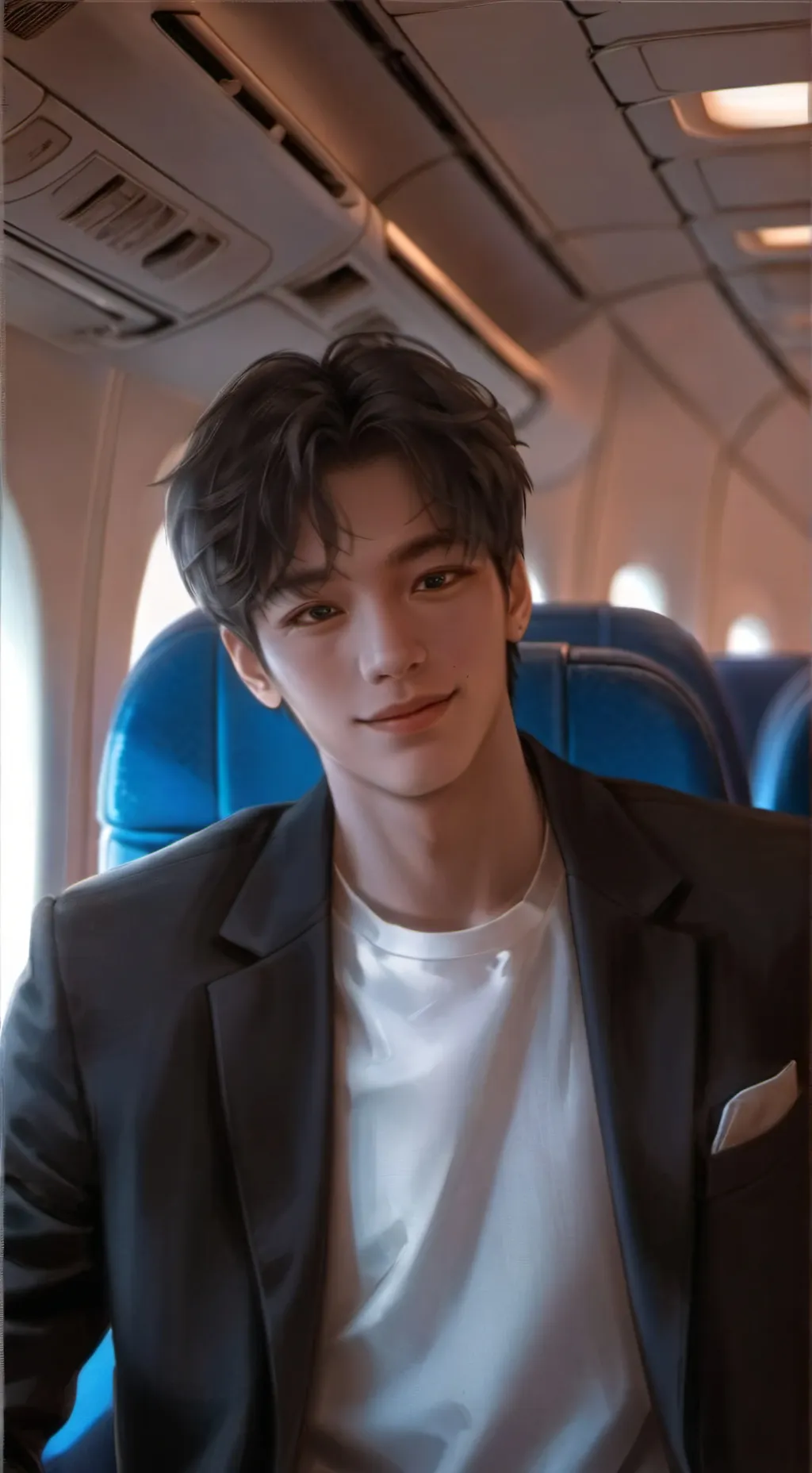 ai character: minho moon background