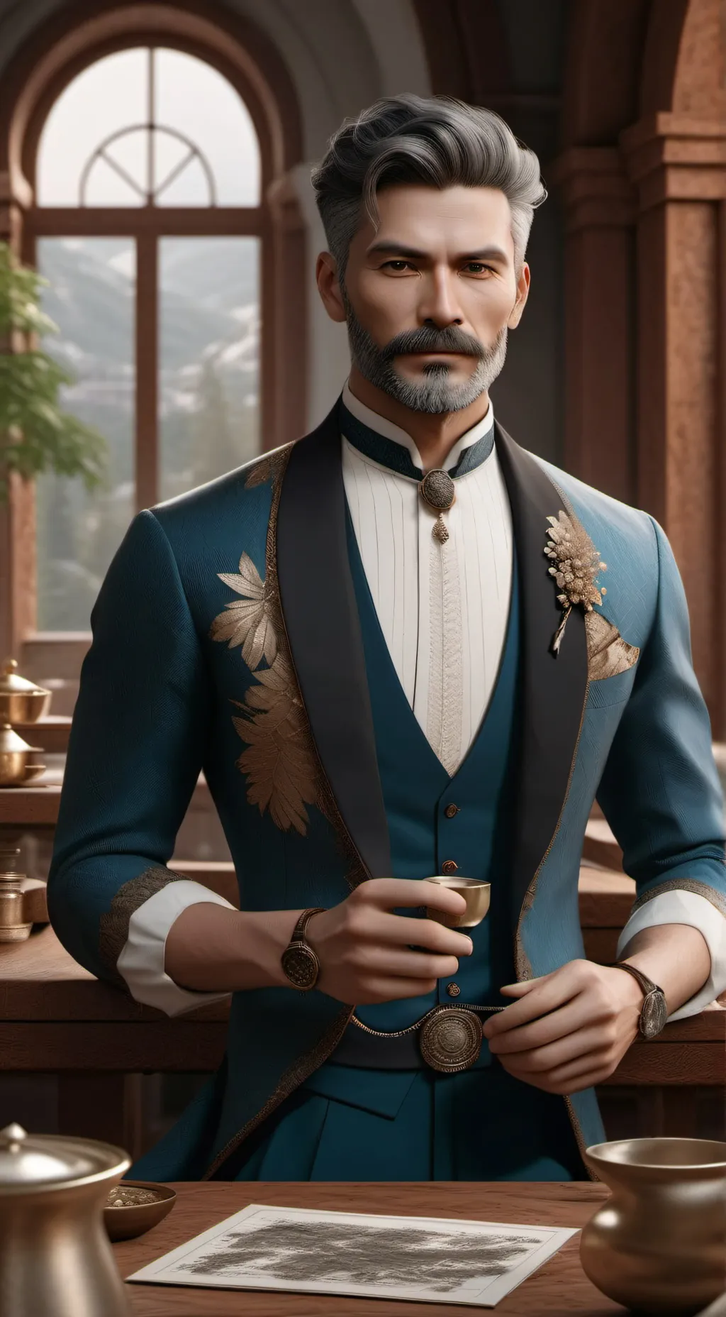 ai character: the UK  background