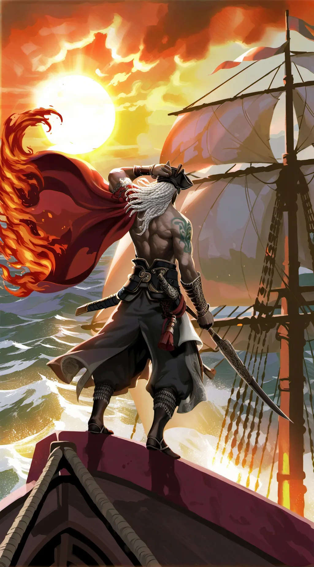 ai character: Captain Shere background