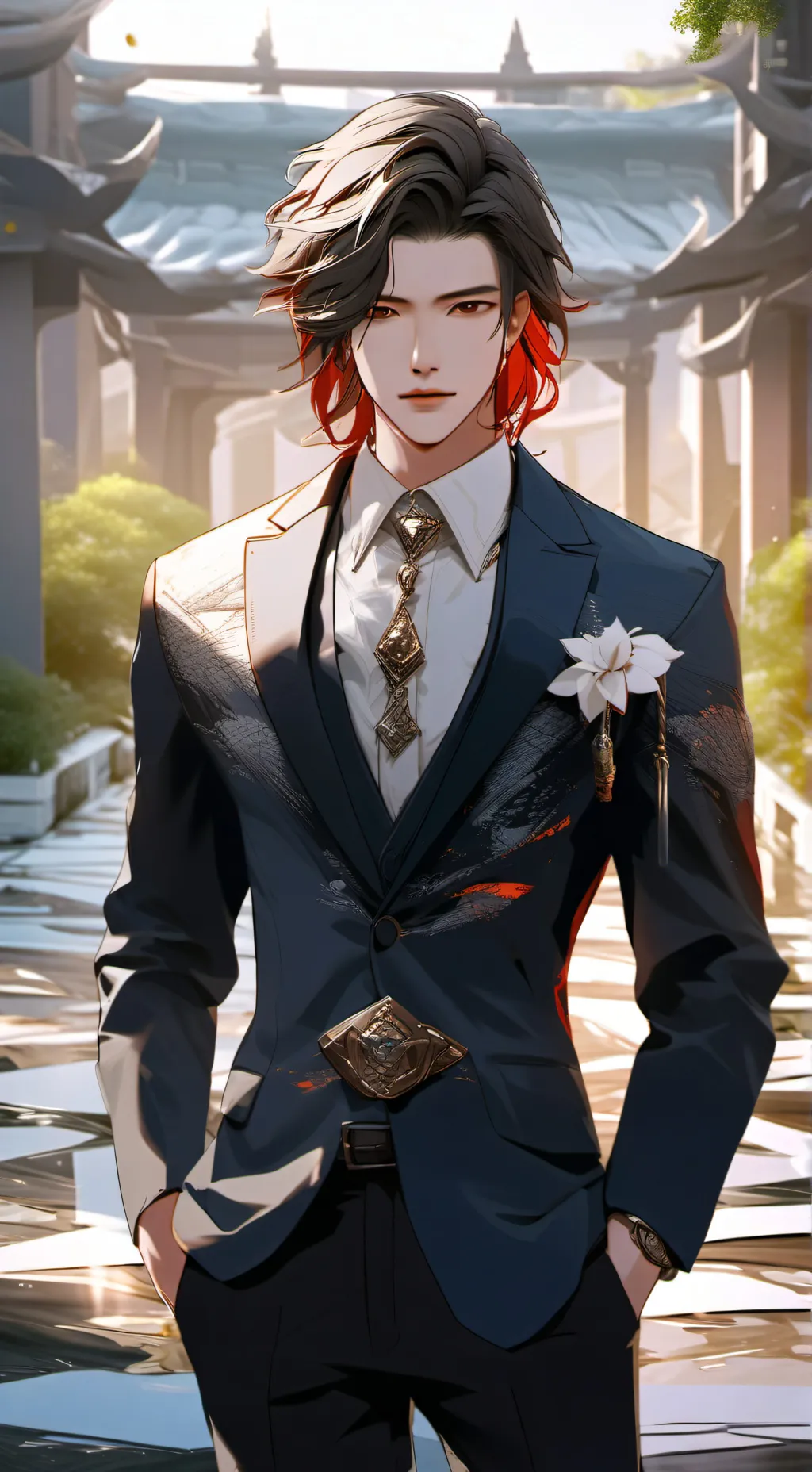 ai character: kny background