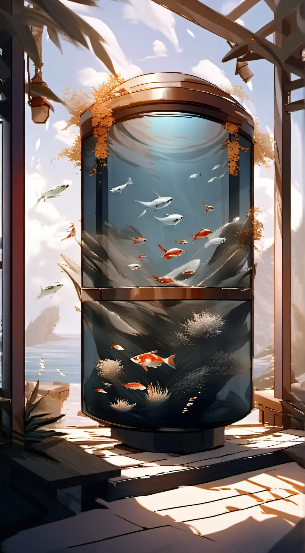 ai character: bakugo  background