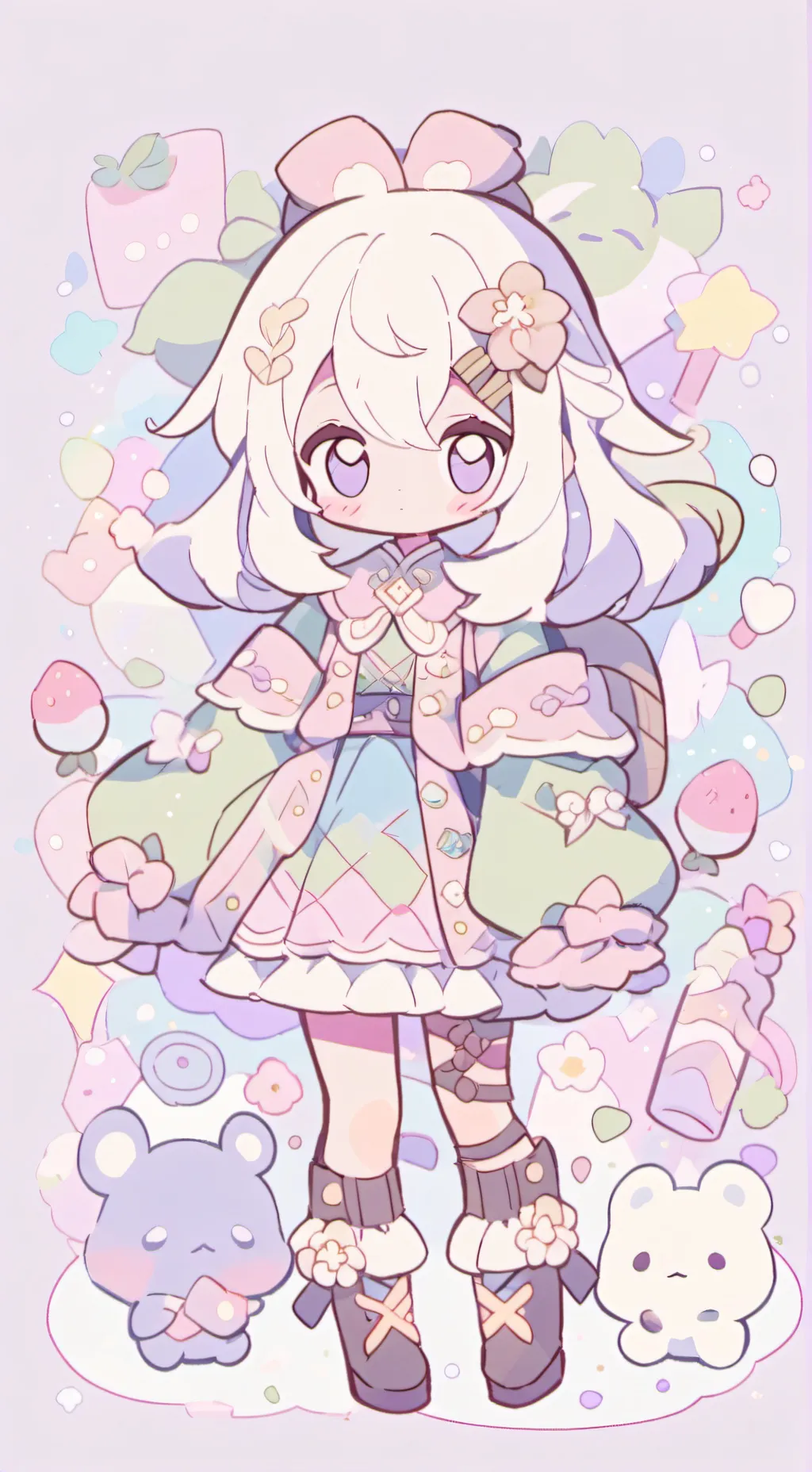 ai character: Random  background