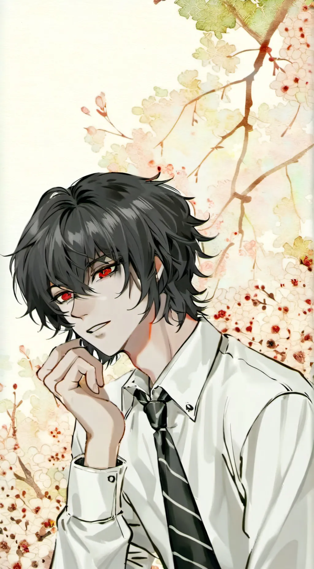 ai character: дазай background