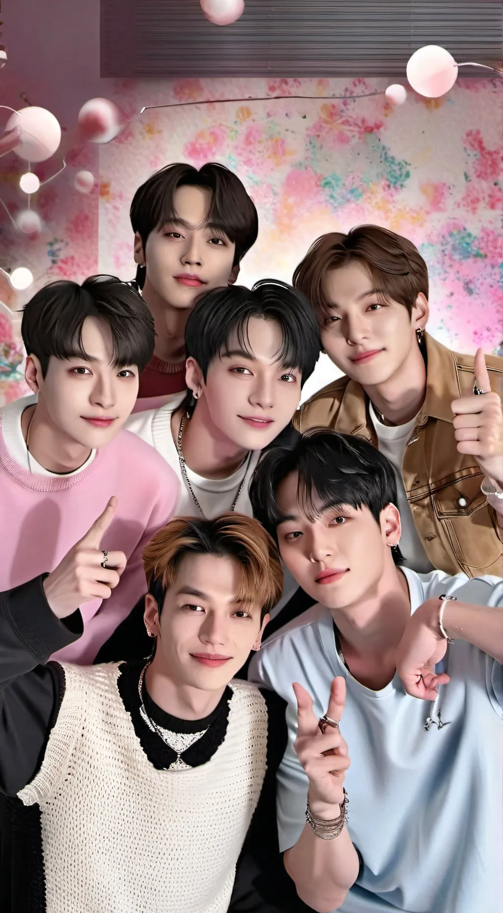 ai character: STRAY KIDS VR background