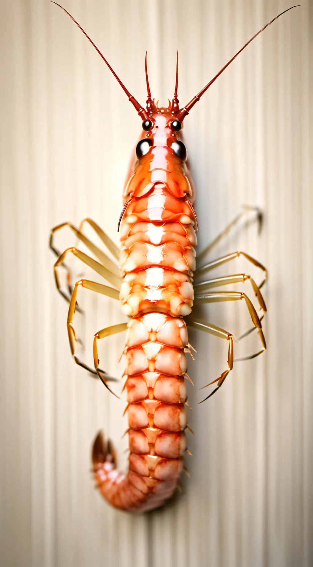 ai character: Shrimpo background