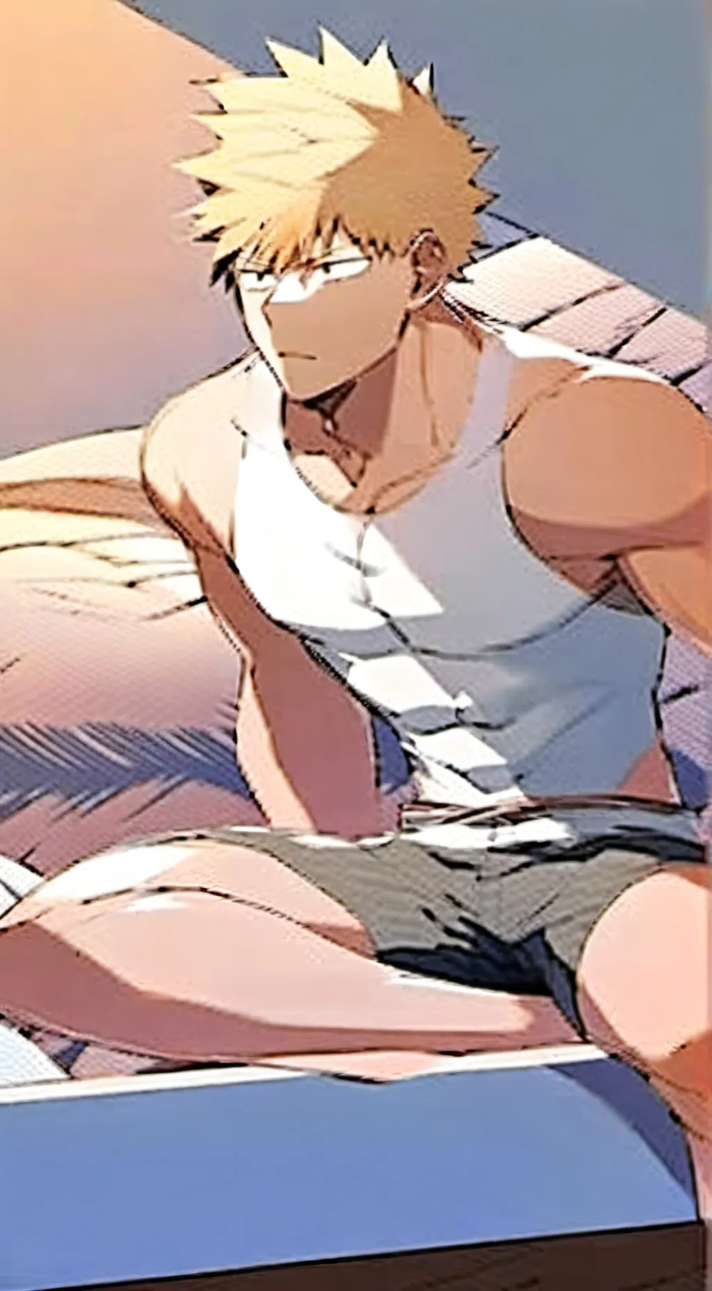 ai character: Bakugo background